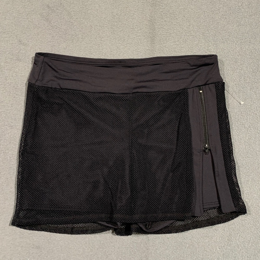 Beach House Excel Zip Mesh Swim Skort UPF 50+ Modest Full Coverage Women's Small